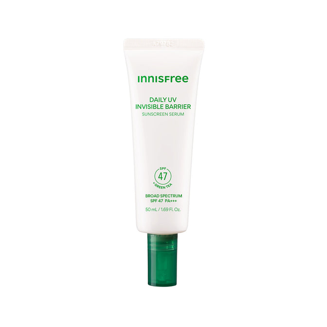 Daily UV Invisible Barrier Sunscreen Serum Broad Spectrum SPF 47 PA+++ with Green Tea packshot
