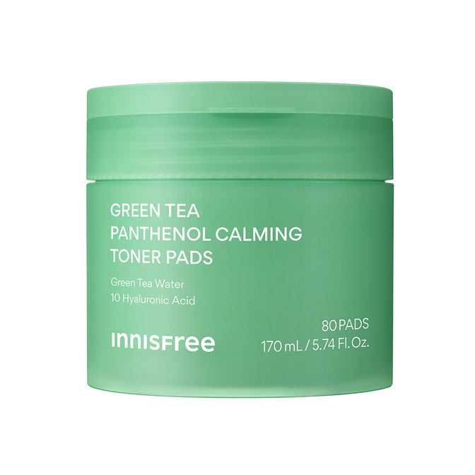 Green Tea Panthenol Calming Toner Pads packshot