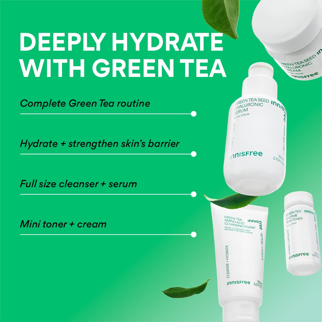 Hydration Heroes Set | Luxury Korean Skincare with Green Tea