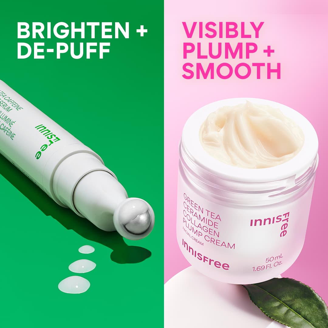 Green Tea Plump + Depuff Duo | innisfree