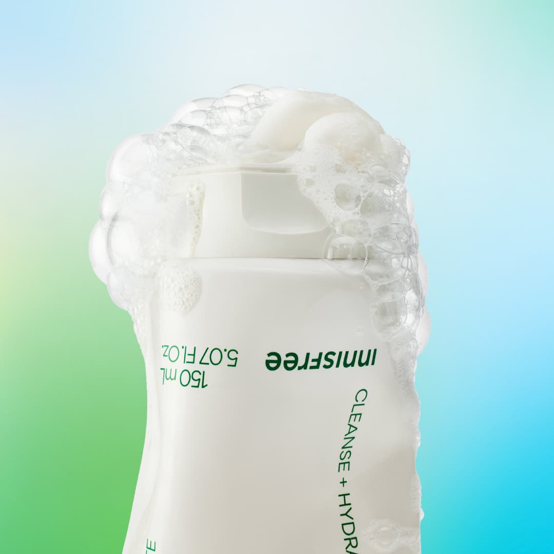 korean cleanser: green tea amino acid cleansing foam