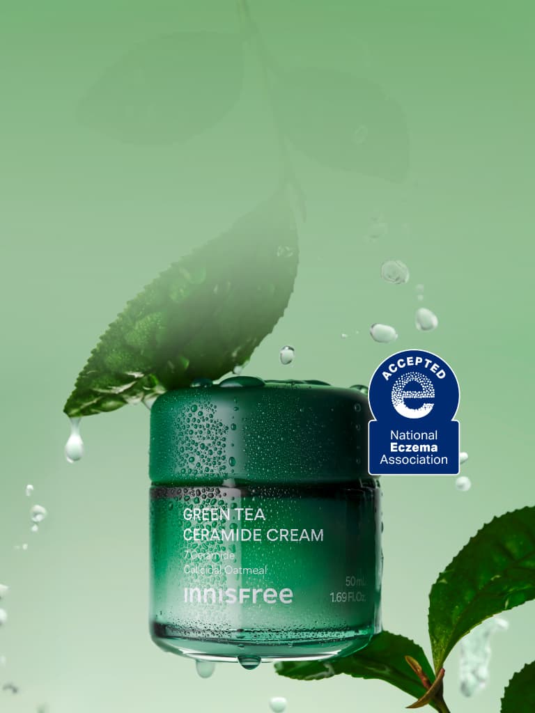 Green Tea Ceramide Cream, 50mL, Accepted by the National Eczema Association