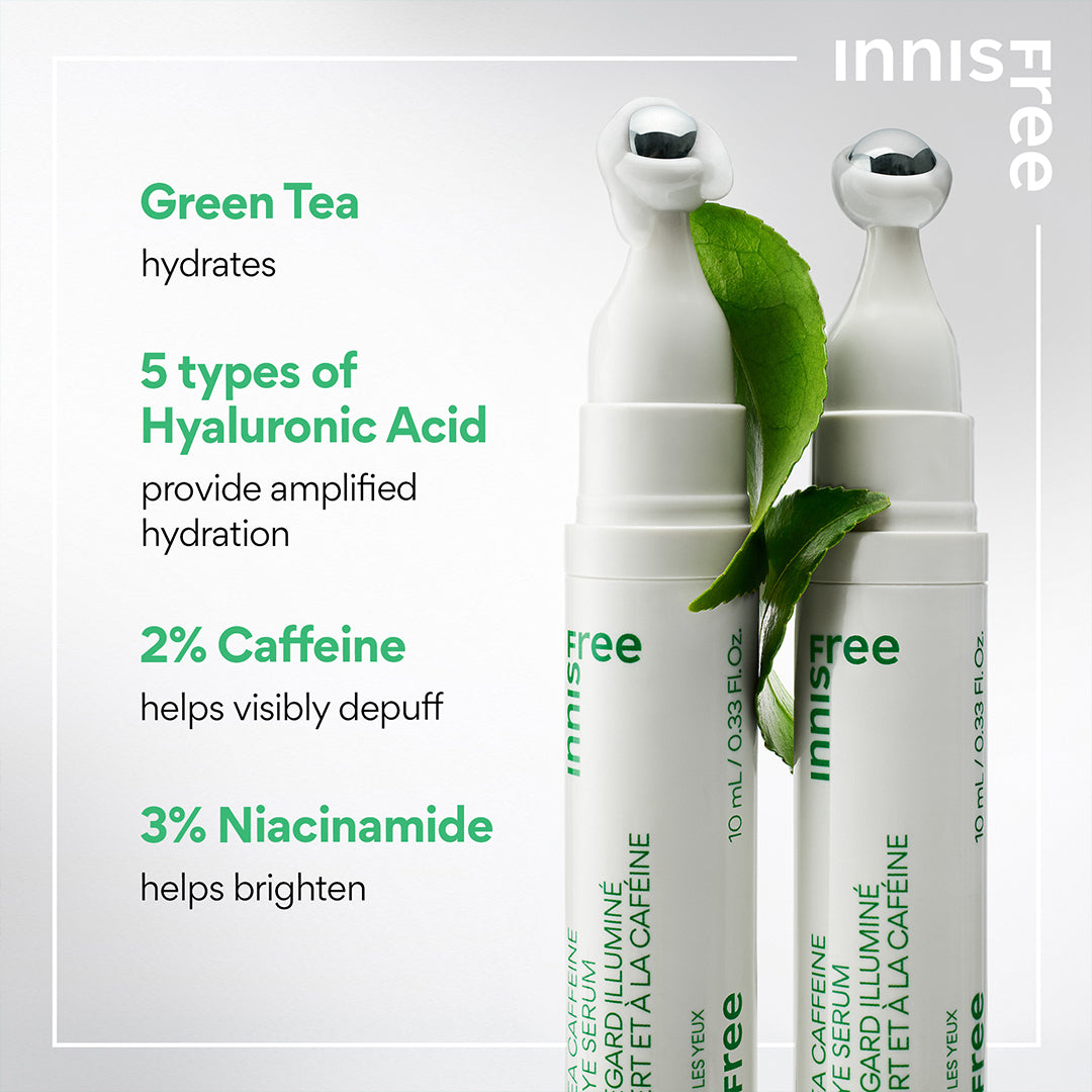 Innisfree Green Tea Caffeine Bright-Eye Serum with Niacinamide | Sephora