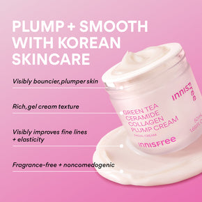 Green Tea Ceramide Collagen Plump Cream