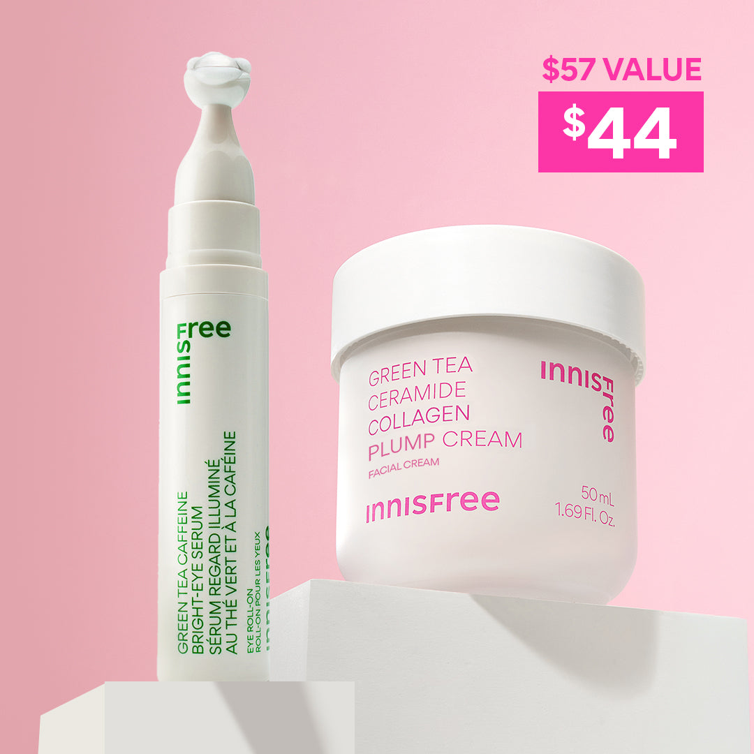 Green Tea Plump + Depuff Duo
