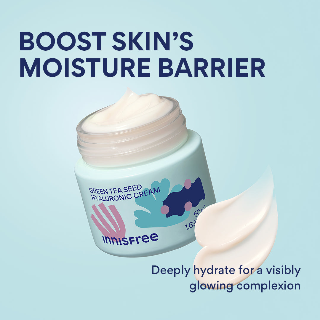 Green Tea Seed Hyaluronic Acid Cream – Face Moisturizer