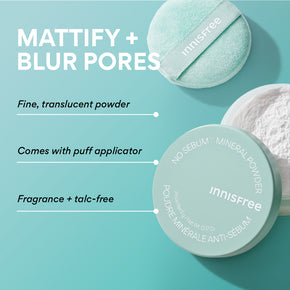 No Sebum Matte Mineral Setting Powder