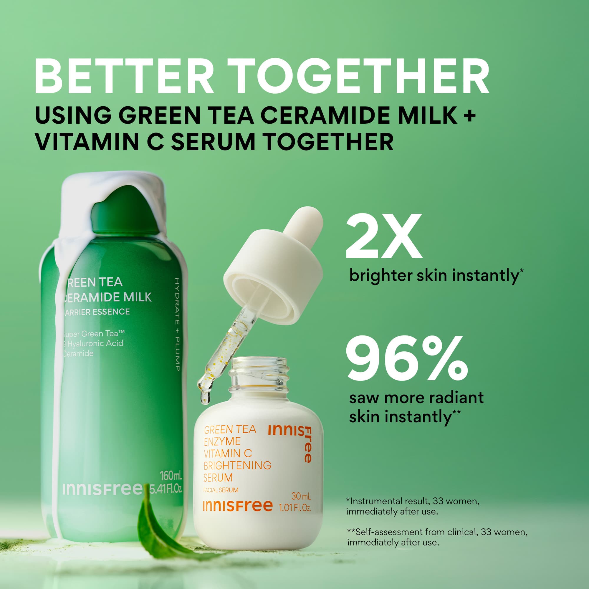 Supercharged Hydration + Brightening Duo | innisfree