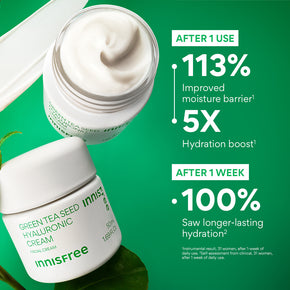 Green Tea Seed Hyaluronic Acid Cream – Face Moisturizer
