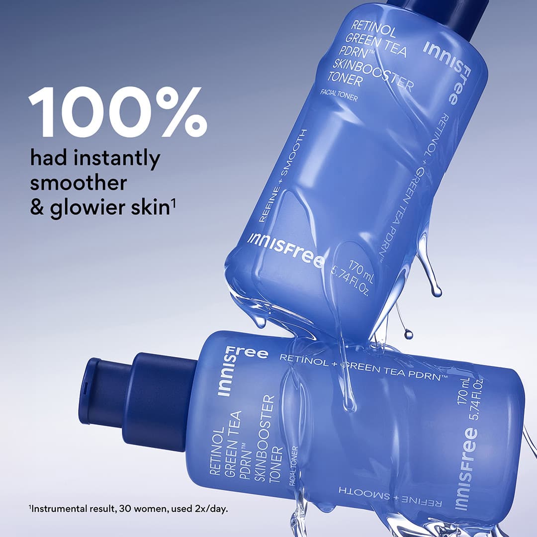 Retinol Green Tea PDRN™ Skinbooster Toner clinical claims