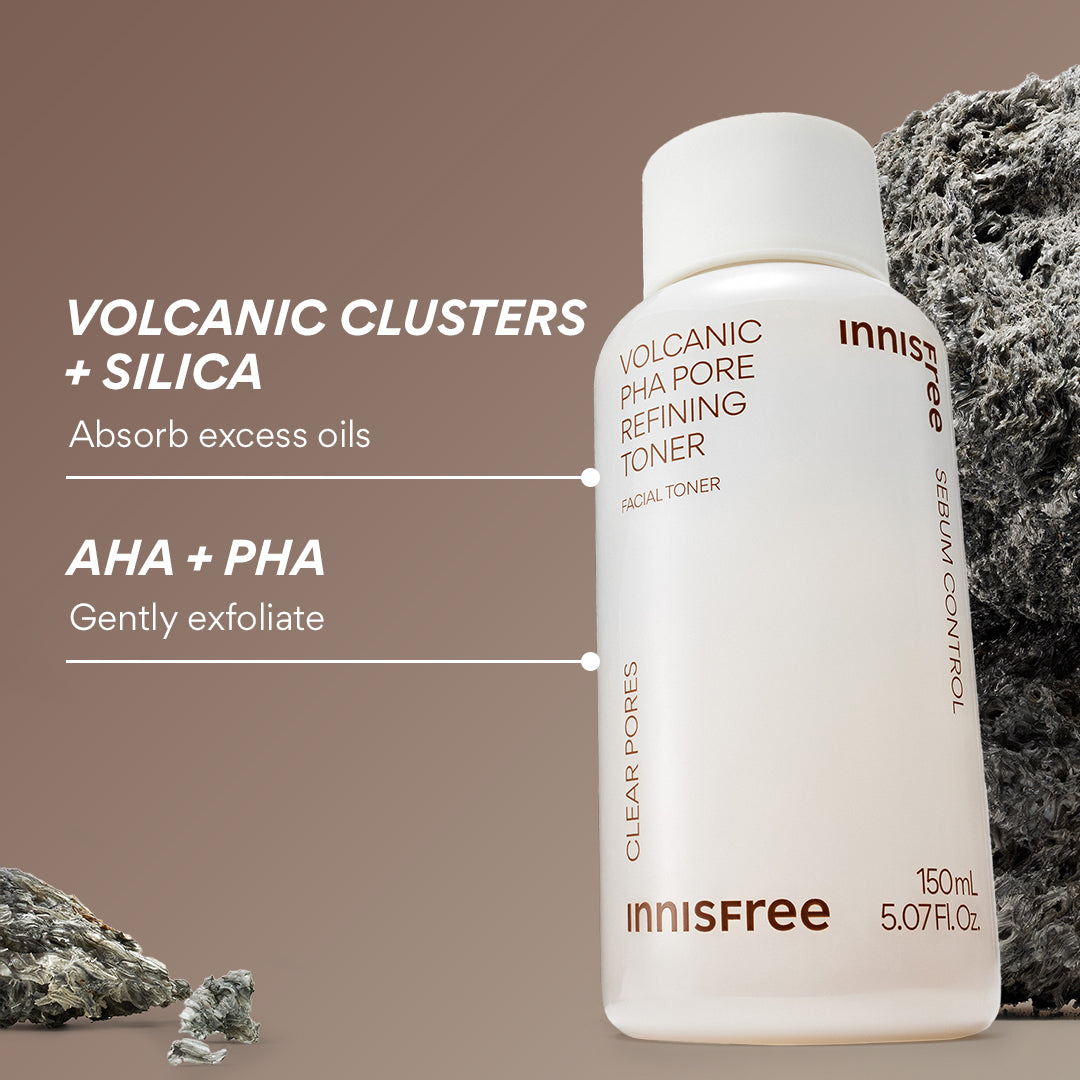 Volcanic PHA Pore Refining Toner