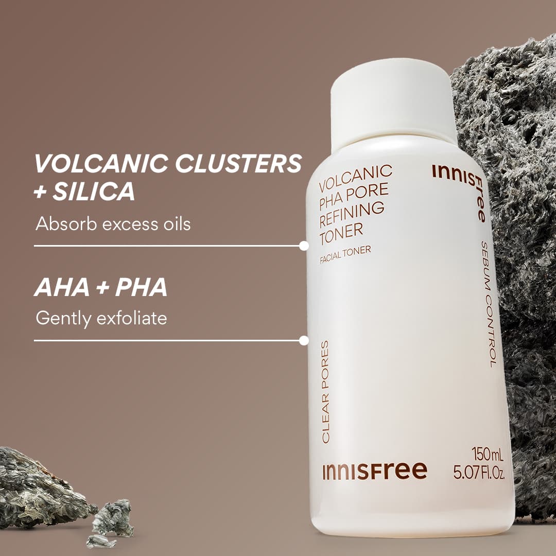 Volcanic PHA Pore Refining Toner