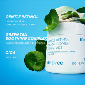 Daily Gentle Retinol Salicylic Toner Pads