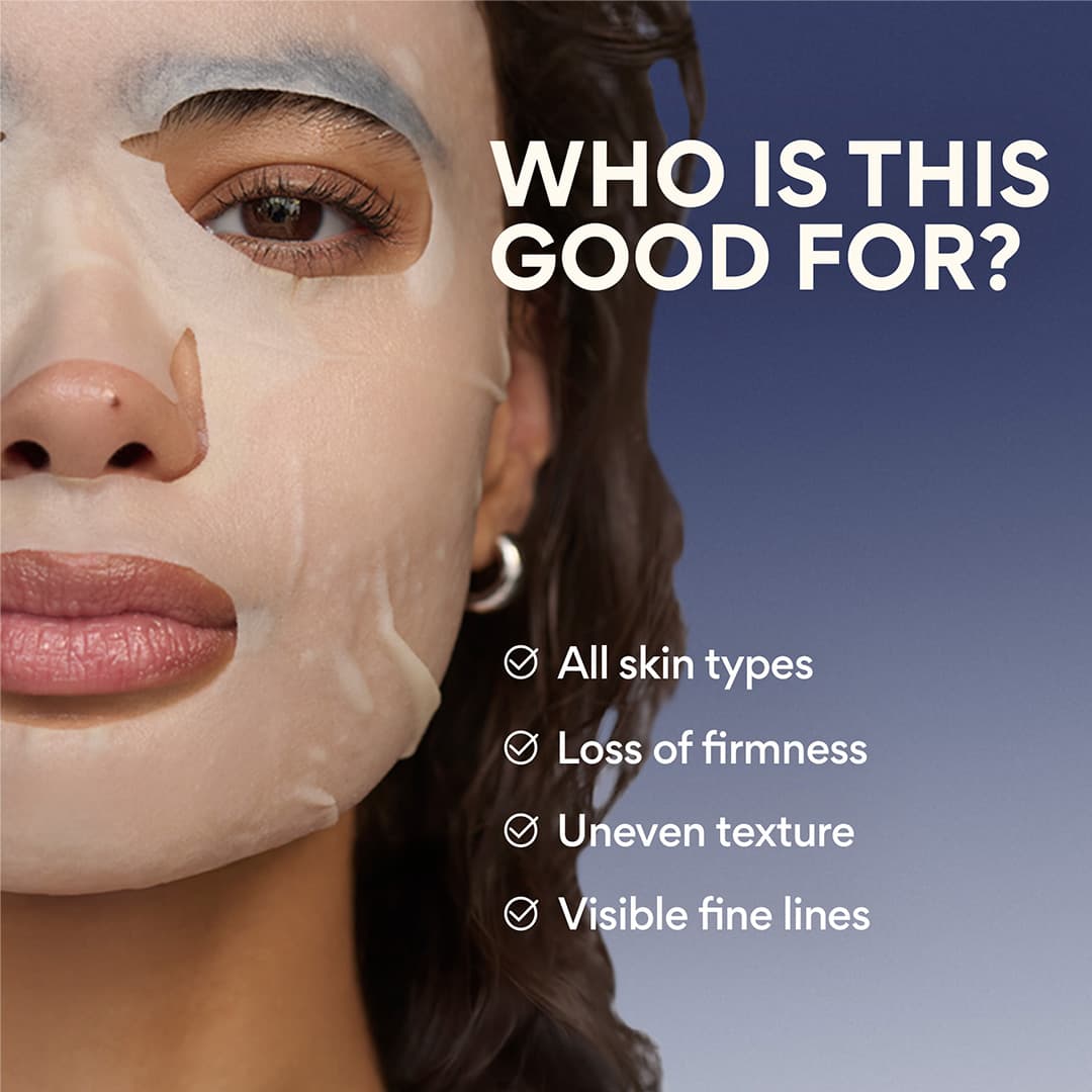 Serum-Infused Sheet Mask 5 Pack - Green Tea PDRN™ Firming, who is this good for