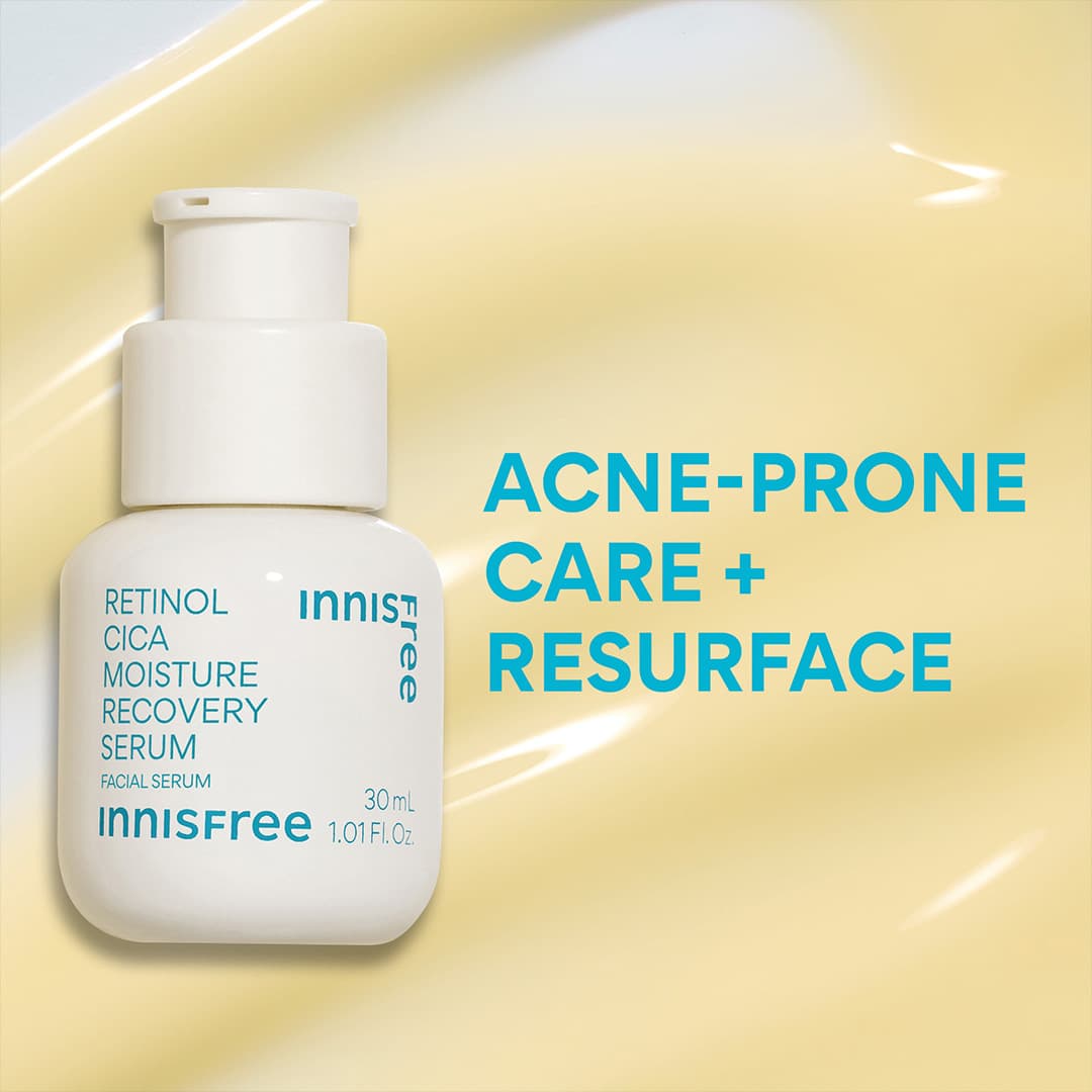 Facial Serum: Retinol Cica Moisture Recovery Serum | innisfree