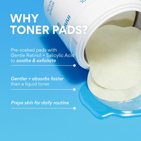 Daily Gentle Retinol Salicylic Toner Pads