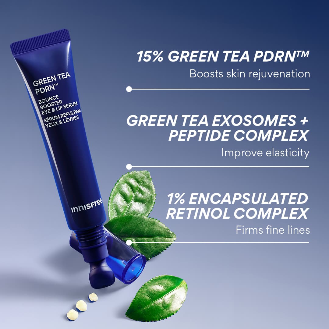Green Tea PDRN™ Bounce Booster Eye & Lip Serum | innisfree