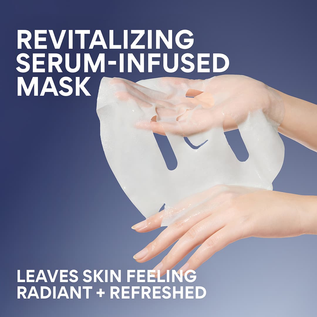 Serum-Infused Sheet Mask 5 Pack - Green Tea PDRN™ Firming, texture