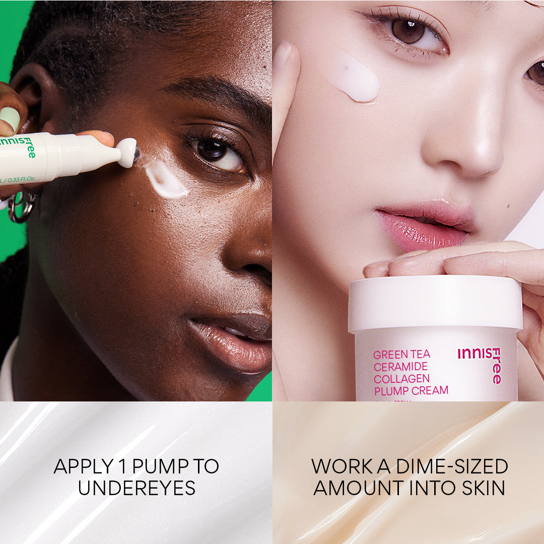 Green Tea Plump + Depuff Duo