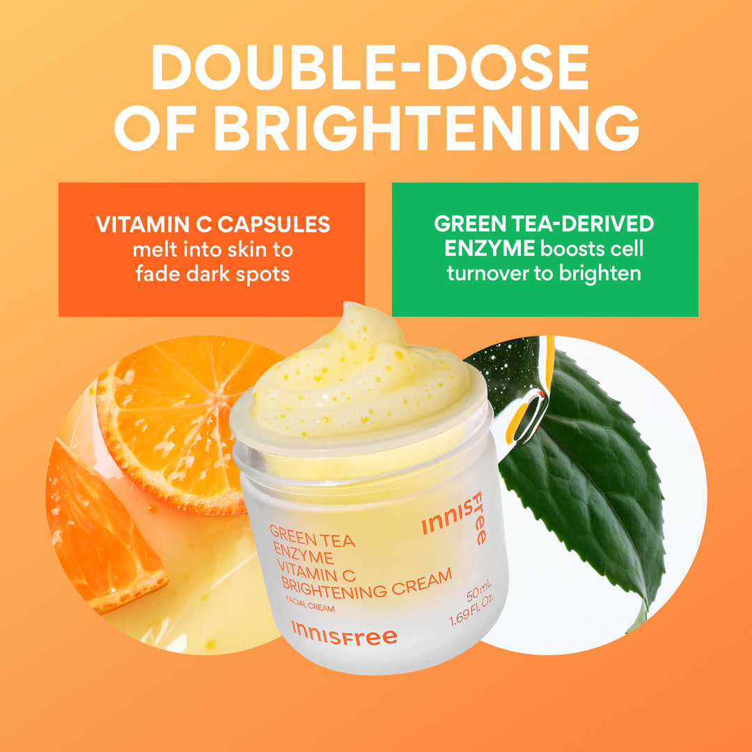 Green Tea Enzyme Vitamin C Brightening Gel Cream