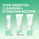 Enlarge image of Green Tea Mini Double Cleanse + Hydrate Trio routine
