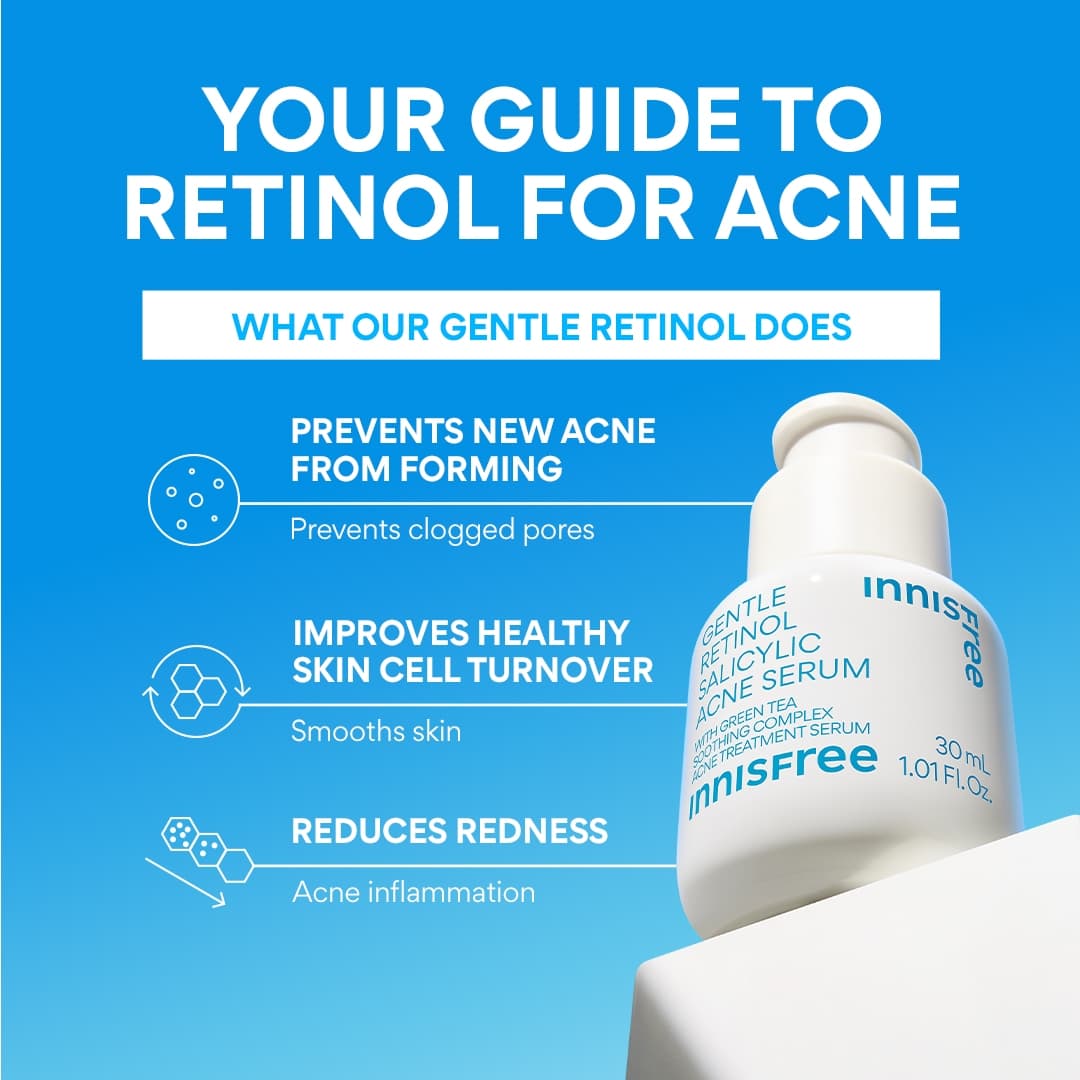 Retinol Acne Treatment for Face | Gentle Retinol Salicylic Acne