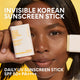 Enlarge image of Daily UV Defense Sunscreen Stick SPF 50+ invisible korean sunscreen stick