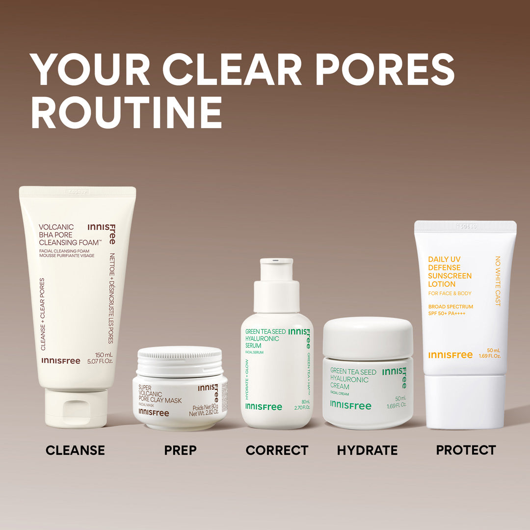 Super Volcanic Pore Clay Mask | Minimize Facial Pores | innisfree
