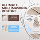 Enlarge image of Ultimate multimasking routine - face map with Volcanic Clay Mask and Volcanic Swirl Mask