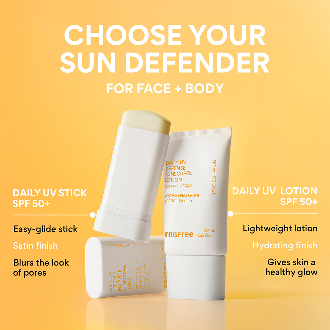 Daily UV Defense Sunscreen Stick SPF 50+ choose your sun defender