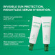 Enlarge image of Invisible sun protection. weightless serum hydration. Green Tea Sunscreen Serum benefits
