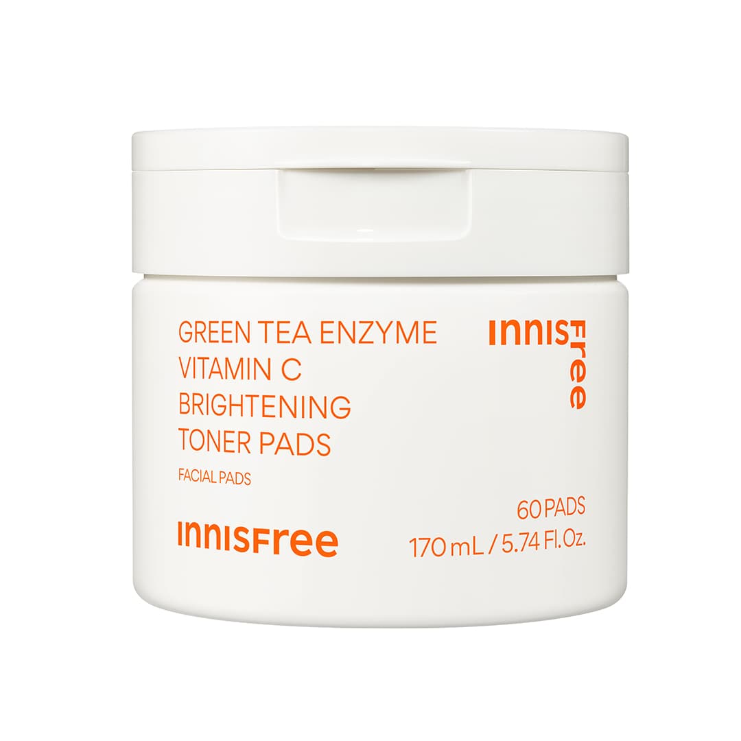 Green Tea Vitamin C Brightening Toner Pads | innisfree