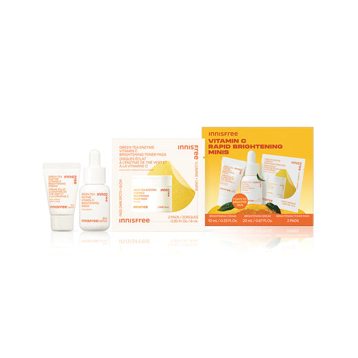 Vitamin C Rapid Brightening Minis Set on a clean white background