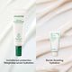 Enlarge image of invisible sun protection. weightless serum hydration. with Green Tea Sunscreen Serum SPF 47 and barrier-boosting hydration with Green Tea Hyaluronic Cream