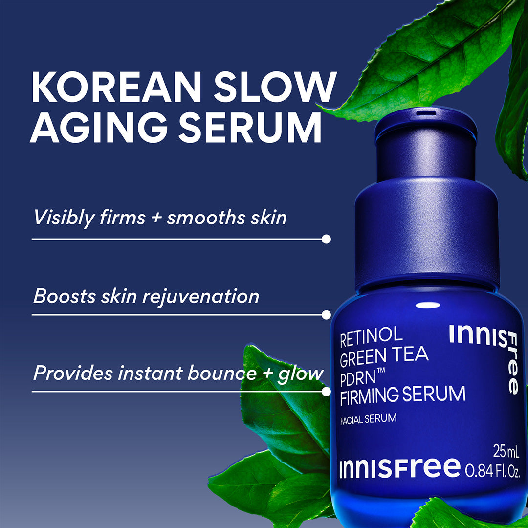 Retinol Green Tea PDRN™ Firming Serum: korean slow aging serum benefits list