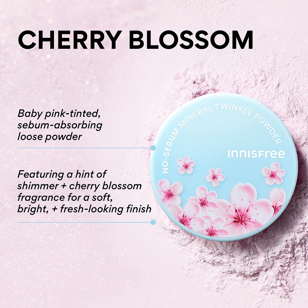 innisfree No-Sebum Mineral Powder: CHERRY BLOSSOM, shade description