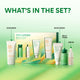 Enlarge image of Good To Glow Set: what&amp;#39;s in the set - sunscreen, moisturizer, milky toner, serum