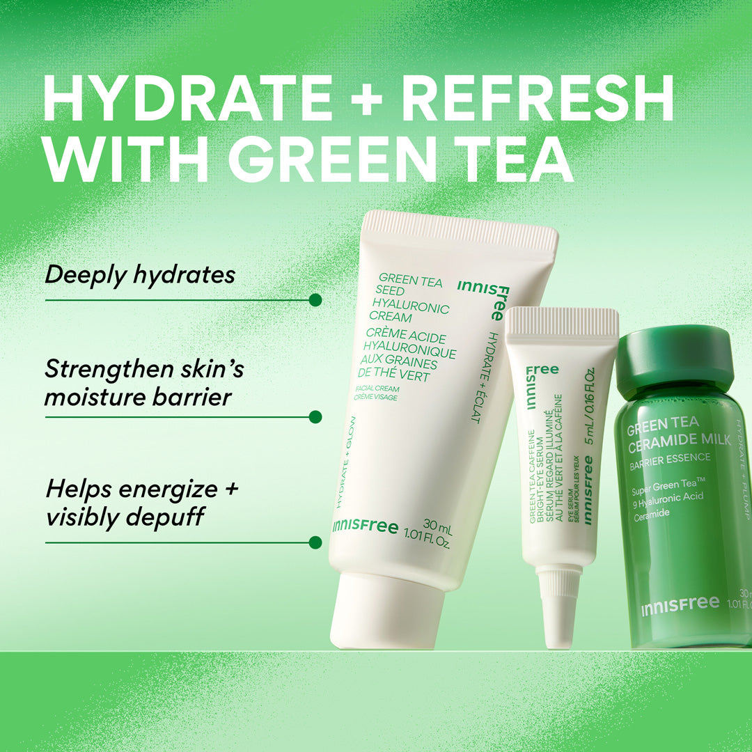 hydrate + refresh with Green Tea benefits