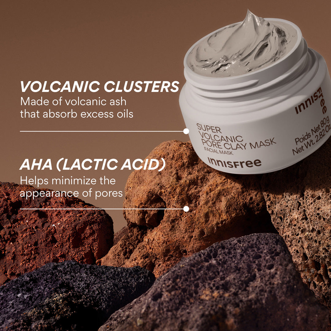 Super Volcanic Pore Clay Mask | Minimize Facial Pores | innisfree