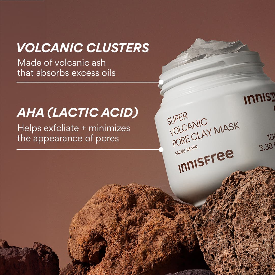 Super Volcanic Pore Clay Mask – Deep Cleanse & Clear Face Pores