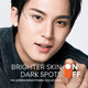 Enlarge image of Male Model  with campaign messaging titled &amp;quot;Brighter Skin ON, Dark Spots OFF&amp;quot;