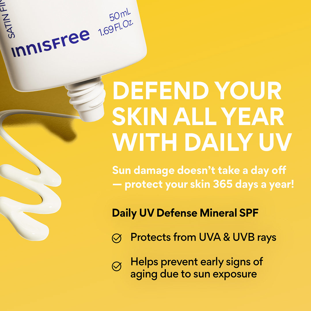 Defend Your Skin all Year with Daily UV Defense Mineral Sunscreen