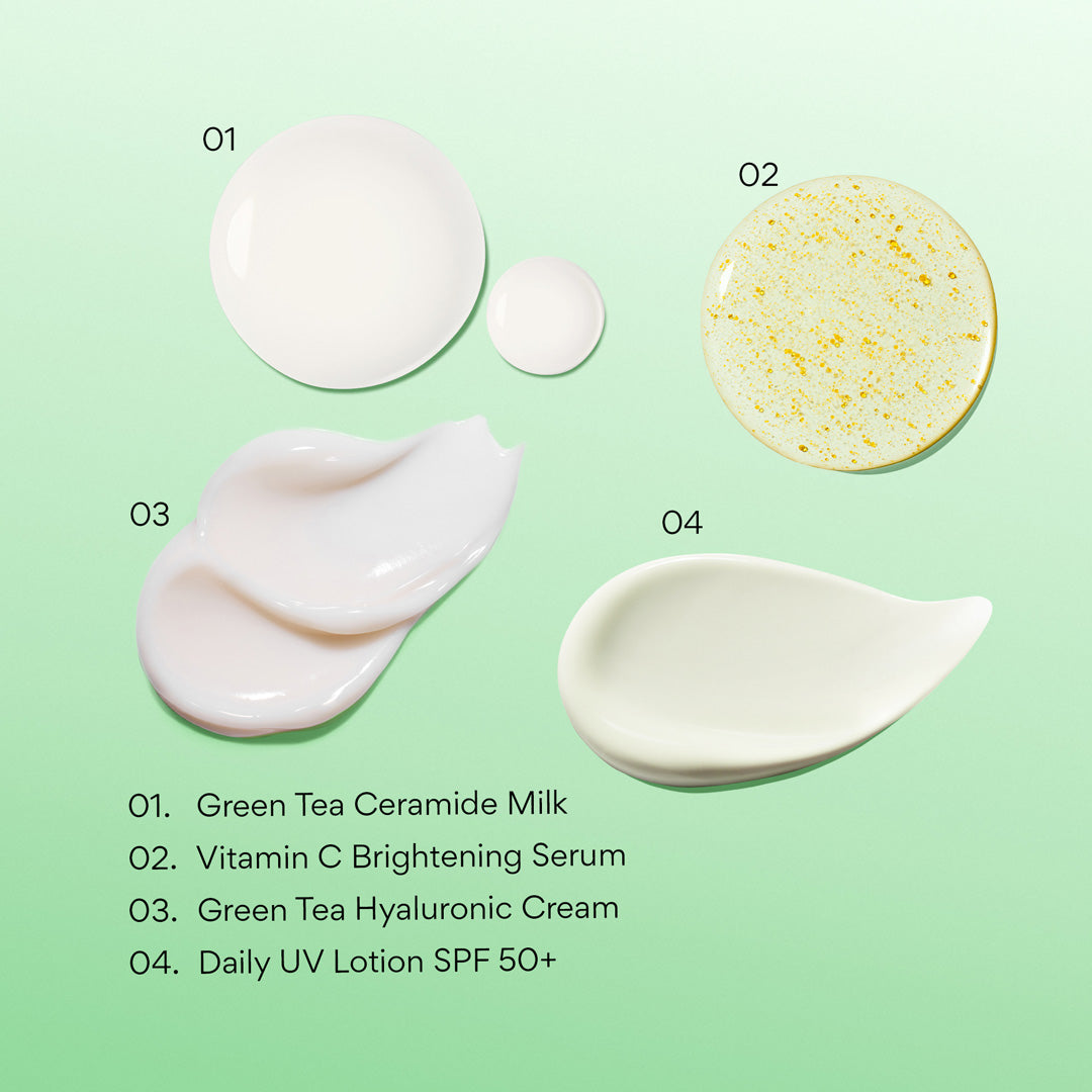 Good To Glow Set texture swatches