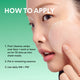 Enlarge image of Green Tea Panthenol Calming Toner Pads how to apply