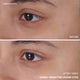 Enlarge image of Vitamin C Niacinamide Brightening Eye Serum before and after 1 week visibly brighter under eyes