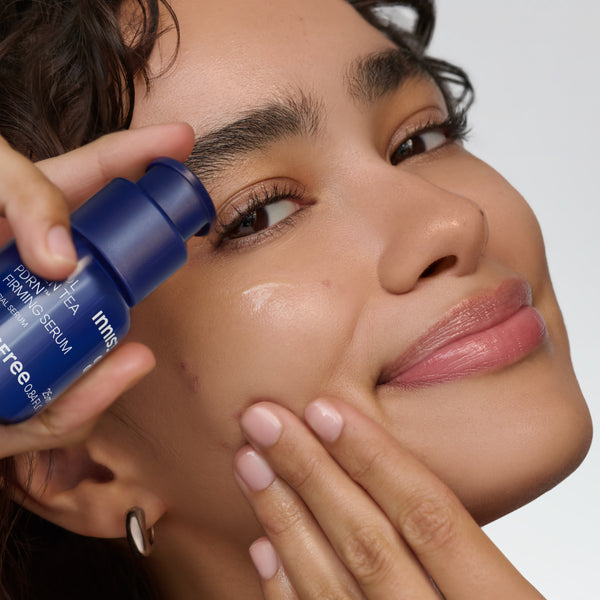 Green Tea PDRN™ Firming Serum claims model shot