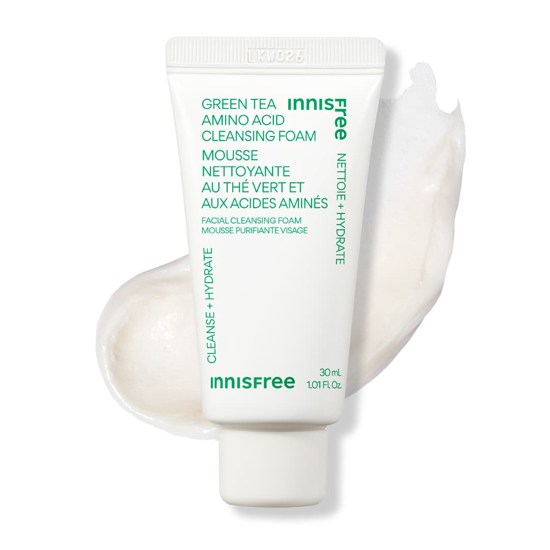 Green Tea Mini Double Cleanse + Hydrate Trio: Mini Cleansing Foam texture shot