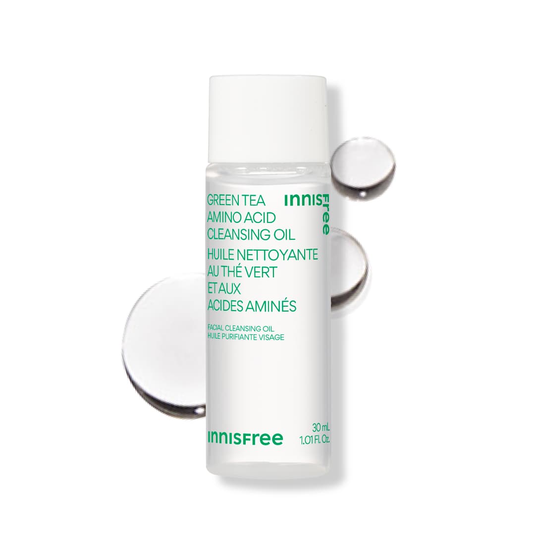 Green Tea Mini Double Cleanse + Hydrate Trio: Mini Cleansing Oil texture shot