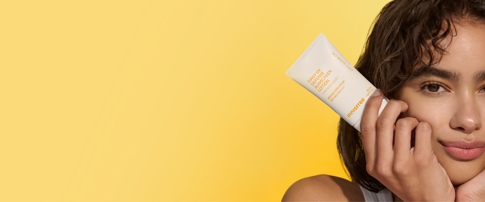 Daily UV Defense Sunscreen SPF 50+ PA++++ model shot