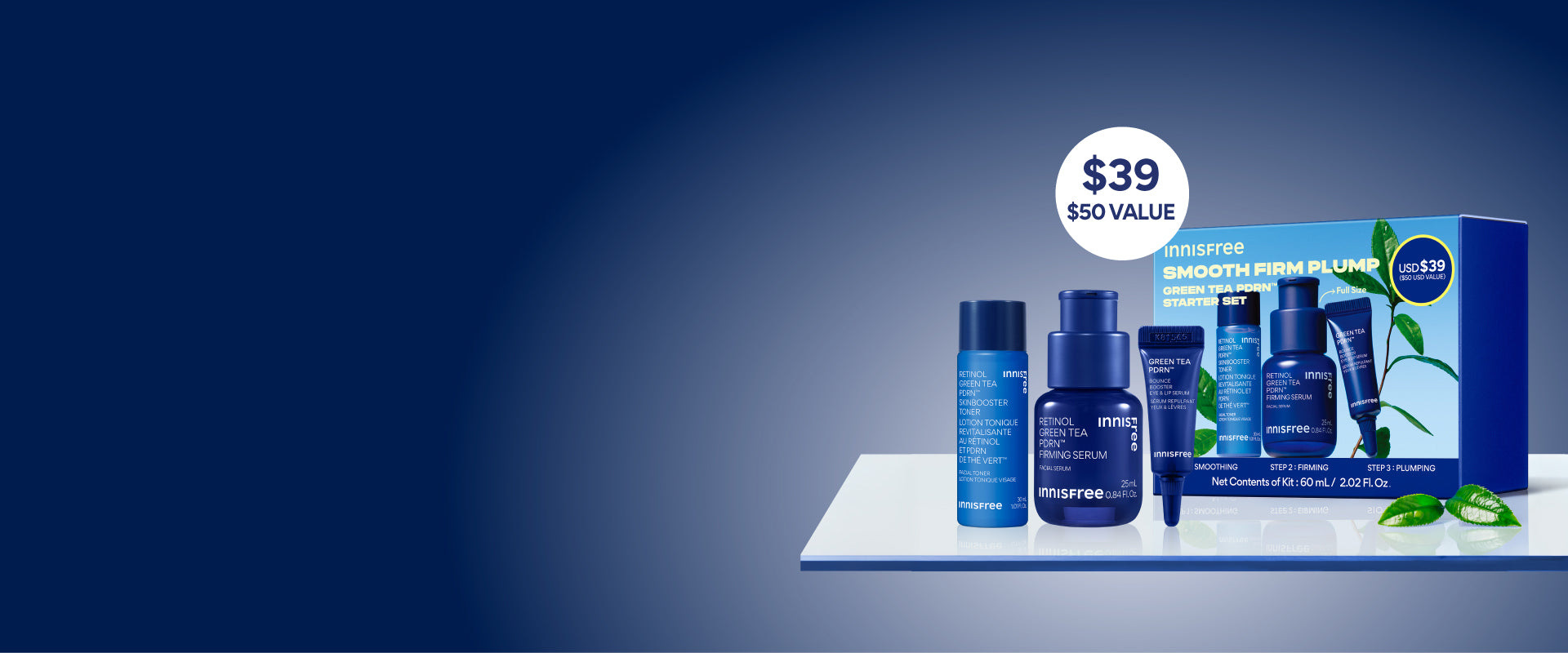 Green Tea PDRN™ Starter Set $39 $50 Value